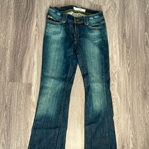 Joe’s jeans, size 28, dark denim mid waisted